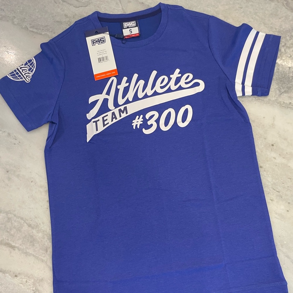 F45 Team Athlete 300 Graphic Short Sleeve Tee - Blue